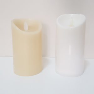Candles With Light -White
